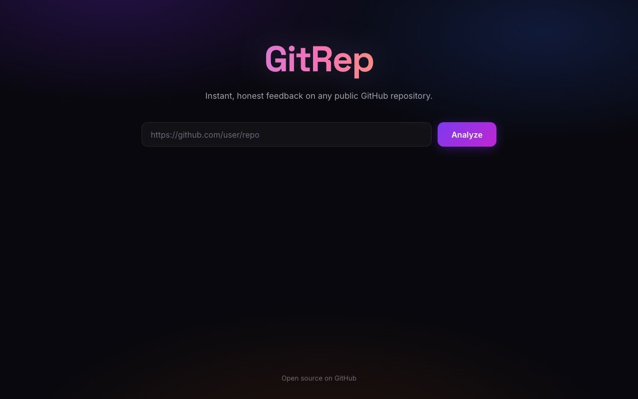 GitRep — Analyzer